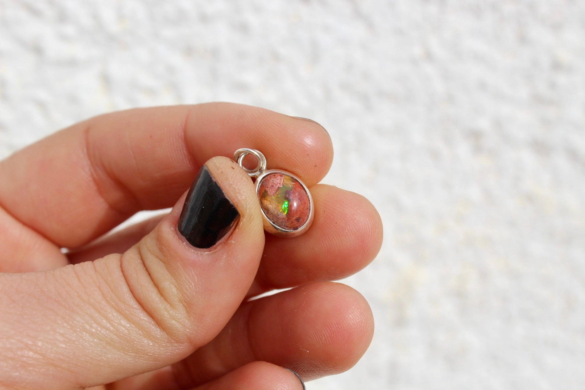 Collar ópalo de fuego