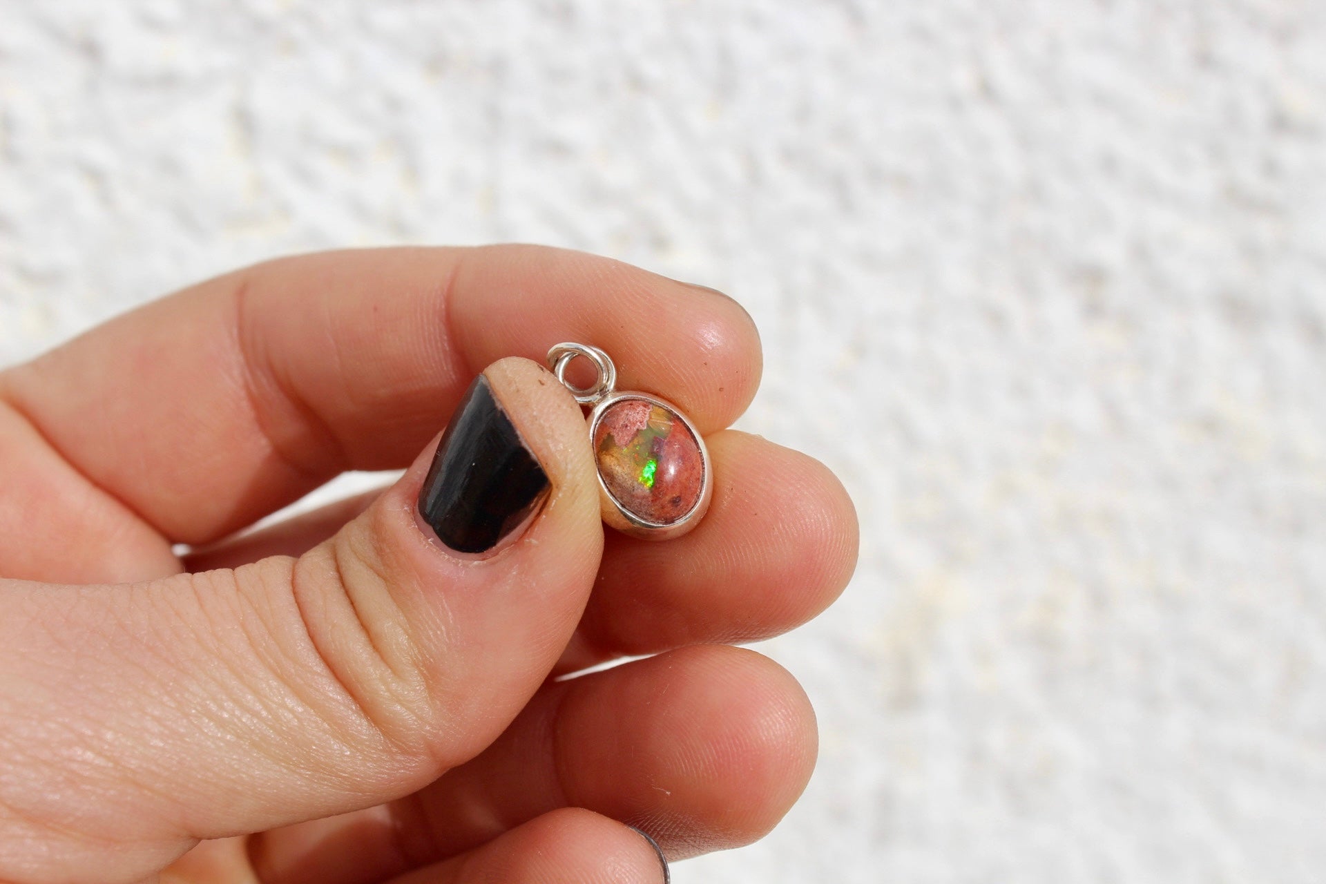 Collar ópalo de fuego