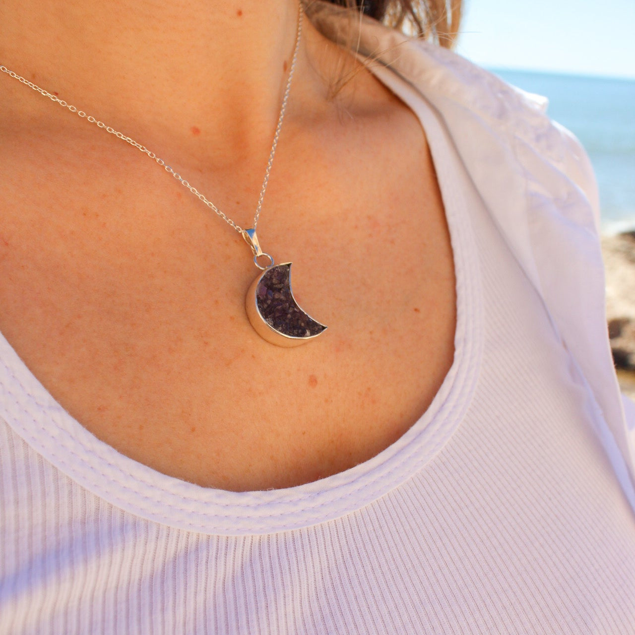 Collar Drusa Amatista